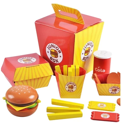 Kit Comida Rápida de madera