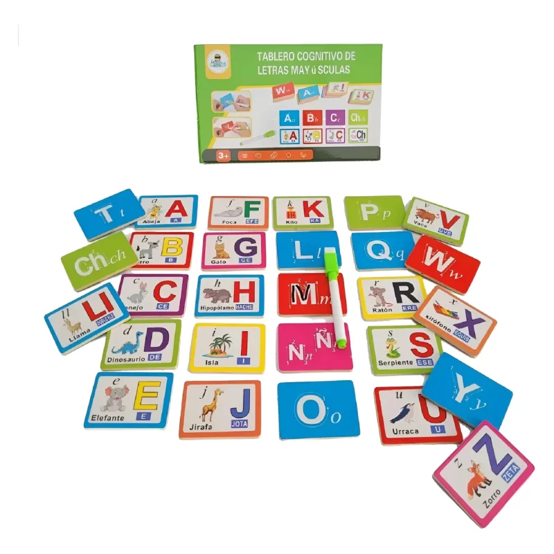Tablero Cognitivo de Letras Mayúsculas