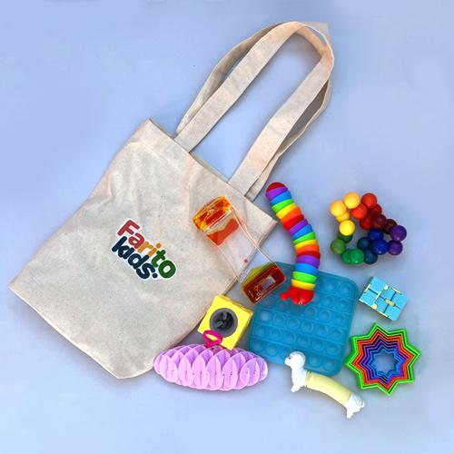 Set Sensorial + bolsita crea