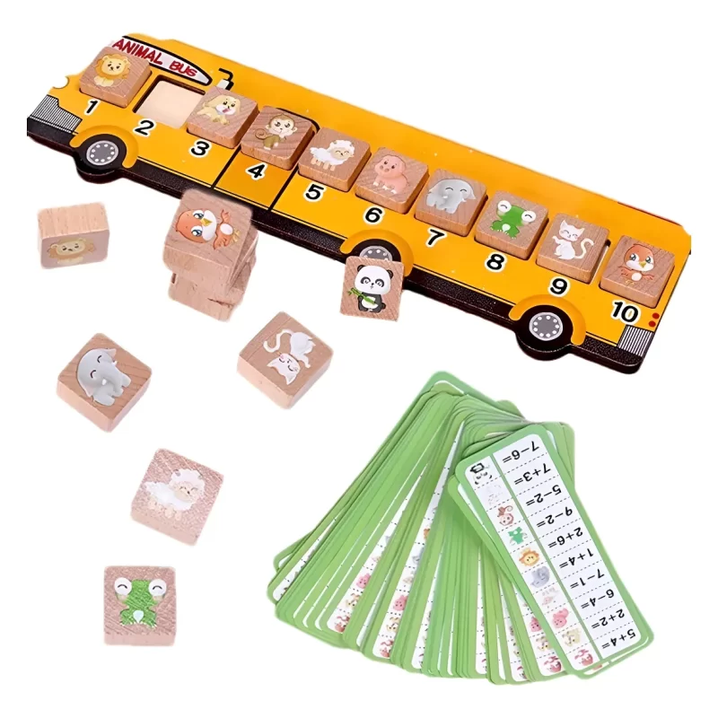Animal bus matemático | Juegos Educativos