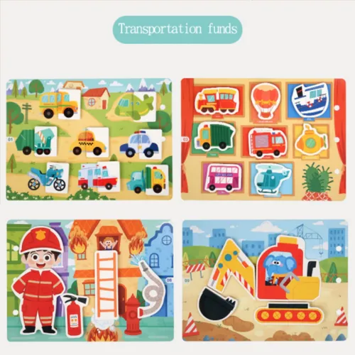Libro de Actividades Sensorial y Cognitiva - Tráfico - Imagen 5