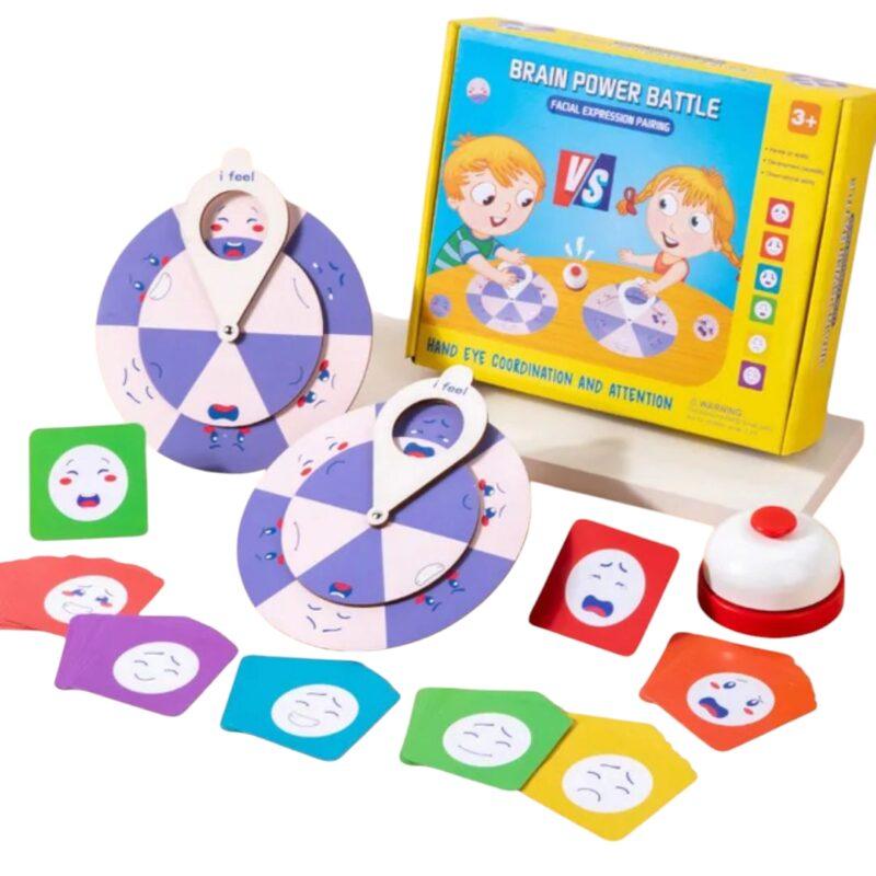 Juego de Expresiones y Emociones para niños. Aprende emociones, desarrolla inteligencia emocional, coordinación y vocabulario mientras juegas.