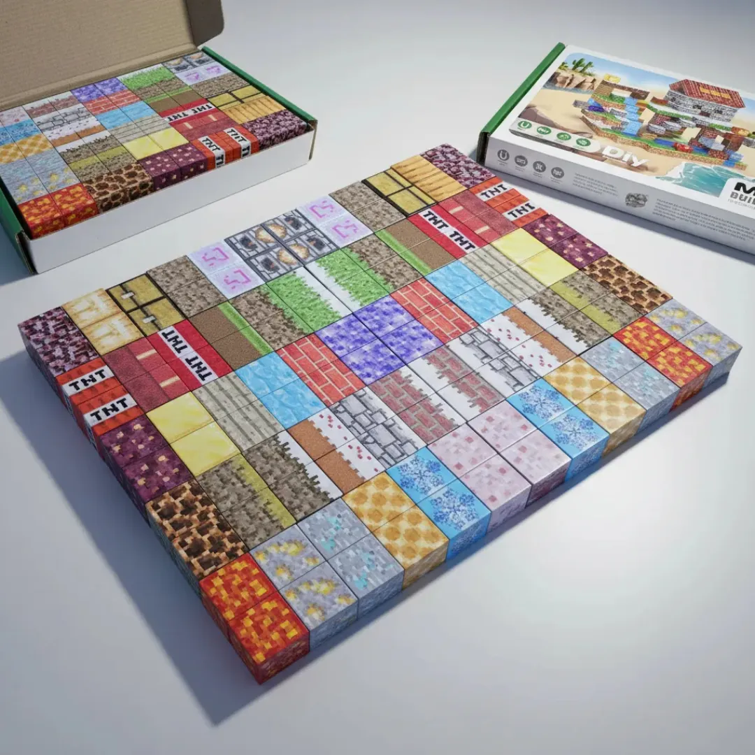 Bloques Magnéticos 120 Piezas | Creatividad & juego simbólico