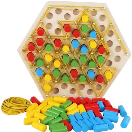 Juego de mesa Ajedrez Triangular – tablero para 2-4 jugadores