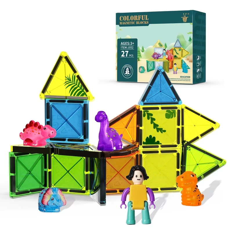 Magnéticos con Dinosaurios – 27 Piezas