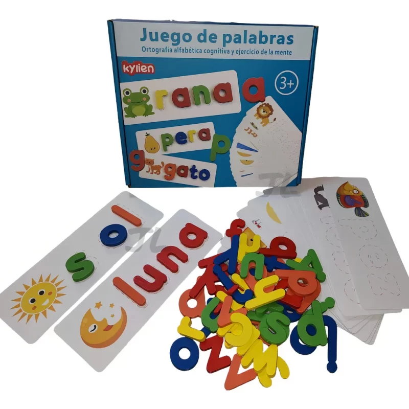 Juego de Letras de Madera – Lectoescritura