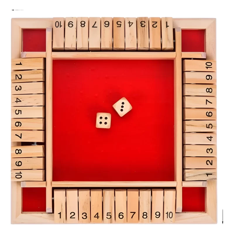 Juego Dados Shut the box