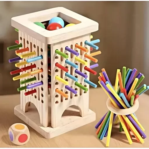 Juego De Equilibrio Madera Montessori